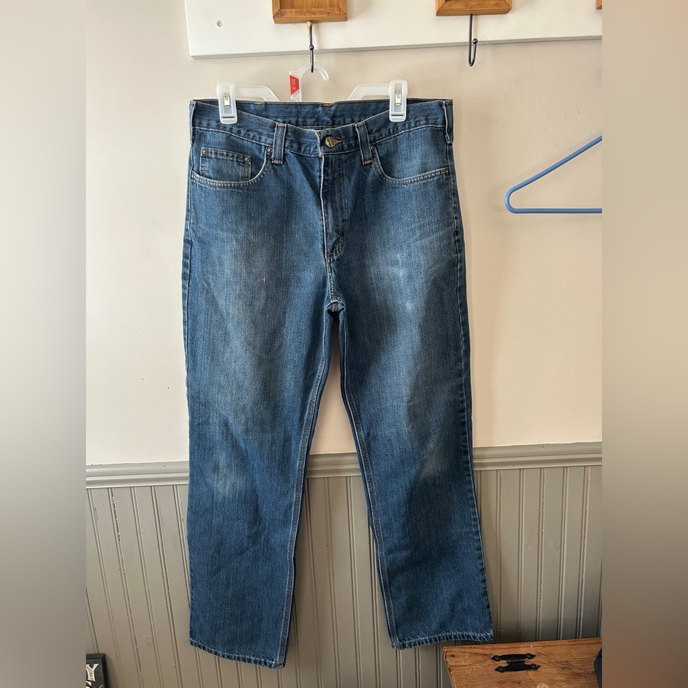 Carhartt Men's Straight Blue Jeans
